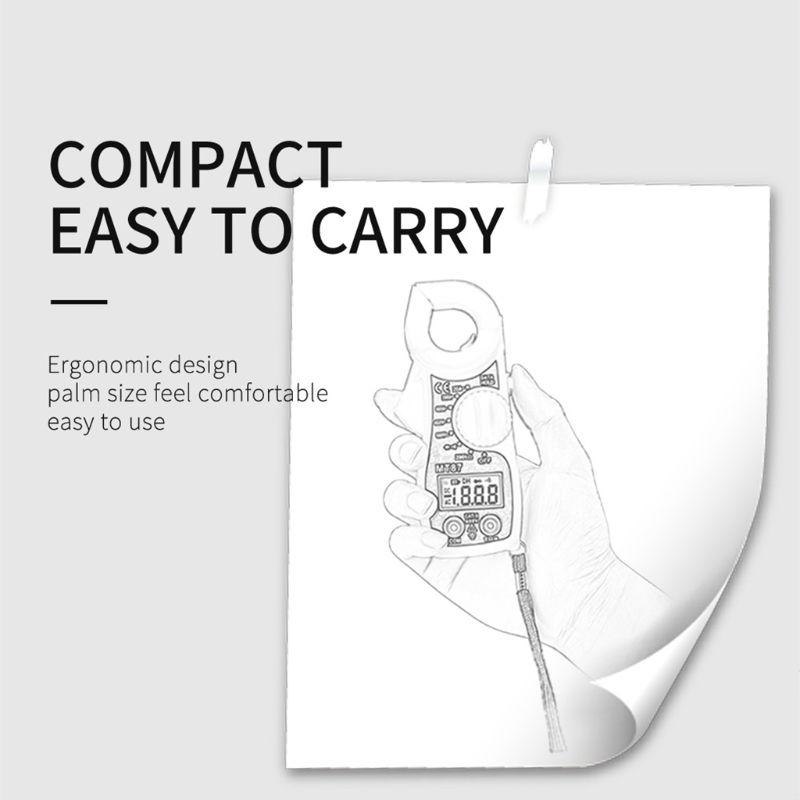 Buy MT87 LCD Digital Clamp Meter Multimeter AC/DC Ammeter