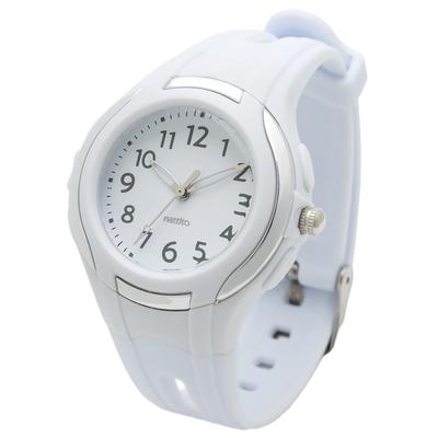 [Fieldwork] Women's Analog Wristwatch with Urethane Strap, White, YM103P-1