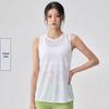 Hollow-Back Mesh Yoga Top with Bamboo Yarn, Quick-Dry Fitness Cover-Up, Women's Open Back Round Neck Sports Tee