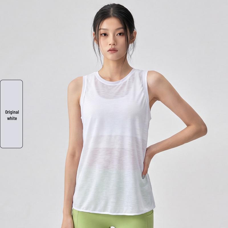 Hollow-Back Mesh Yoga Top with Bamboo Yarn, Quick-Dry Fitness Cover-Up, Women's Open Back Round Neck Sports Tee
