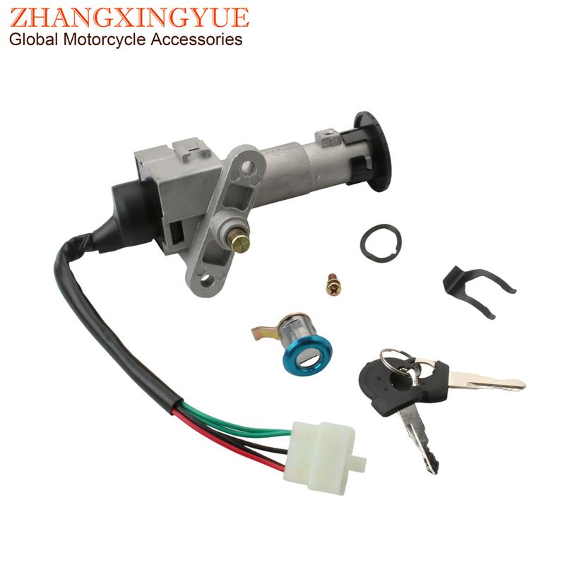 Scooter Ignition Switch Seat Lock Key Set For SYM Symphony ST 125 S 125i Cruisym 150 180 XS175T-2 XS150-9 ST175 35010-XRA-010
