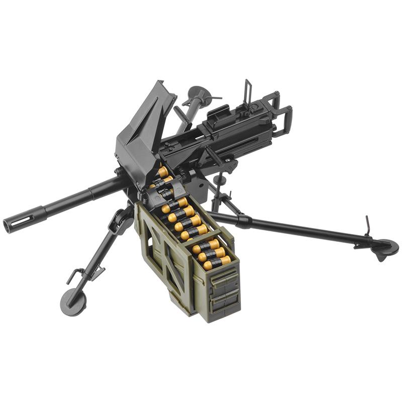 1/6 4D US M2 Maschinengewehr Waffenbausteine Spielzeug MK19 AK47 MP5 MG42 Militärwaffenmodell für 12-Zoll Actionfigur Szene DIY