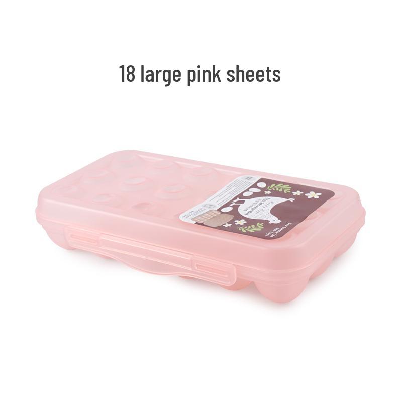 Shockproof Outdoor Egg Storage Box - Shatterproof, Transparent Plastic Tray for Camping and Refrigerator Use