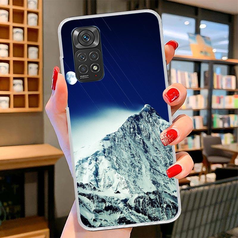 Landscape Winter Light Snow Cover Phone Case For Xiaomi Redmi Note 15 14 13 12 11 10 Pro Plus 14S 12S 11S 11T 11E 10S Soft Funda