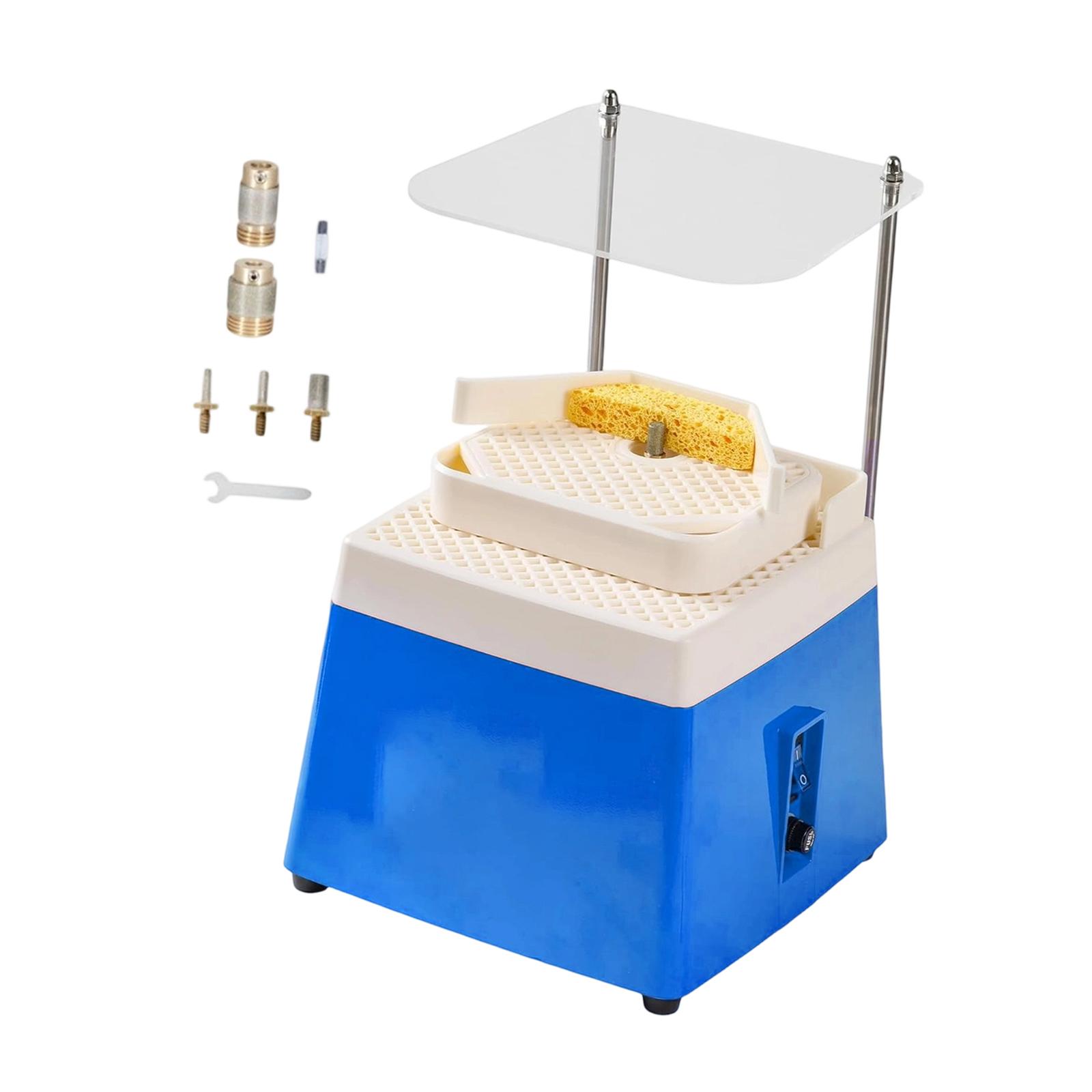 

Portable Glass Grinder with Self Cleaning Pump Stained Glass Grinding Tool for Craft Materials and Home Decoration Projects синій