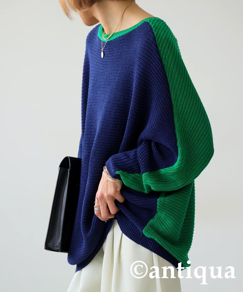 antiqua Knit Long One Size Green Women's 2-Way Top, Sleeve, PN-00477, 30,