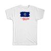 Geschenk-T-Shirt : Guam Flagge Guamanisches Land Auswanderer