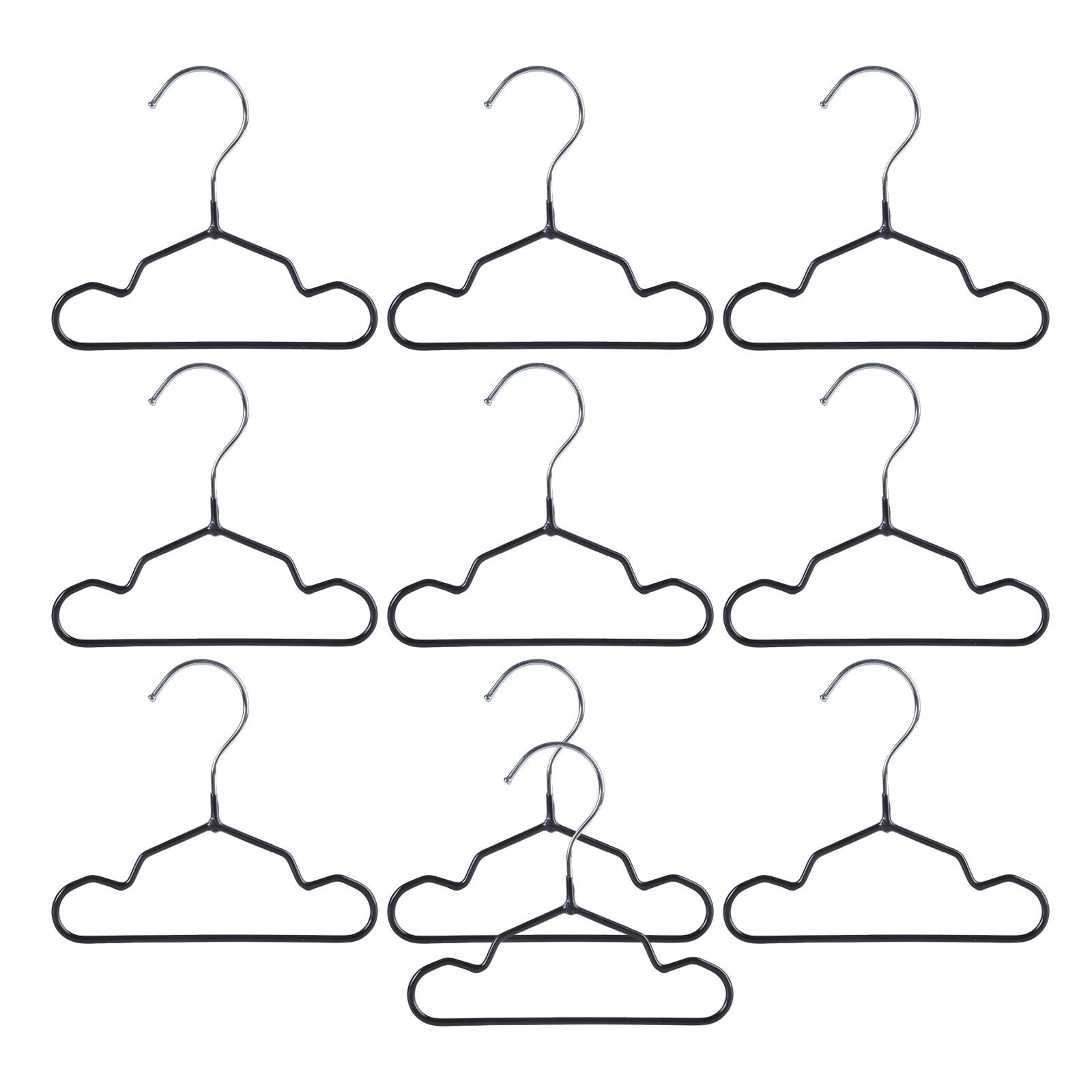 

10 шт. Вешалка для одежды для питомцев с ПВХ-покрытием, Нескользящая вешалка для маленькой одежды для питомцев 15/20/25 см, Вешалки для демонстрации, Нескользящая вешалка A2