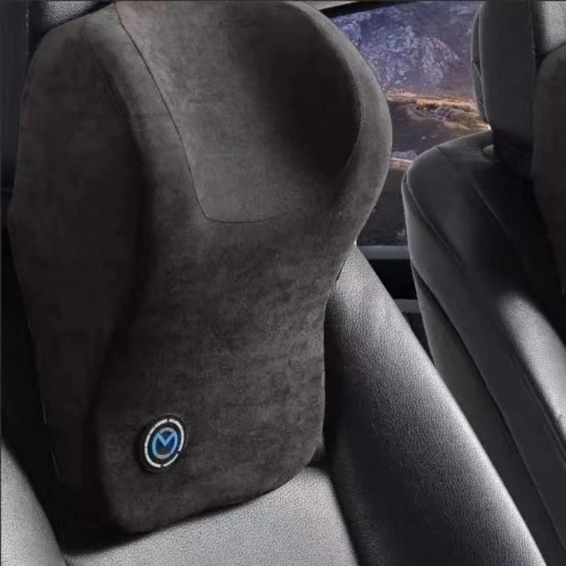 

1 пара подушки для підголівника для автомобіля, багатофункціонального сидіння, опори для голови, протектор, регульований тримач для телефону та гачок для зберігання для дитини коричневий