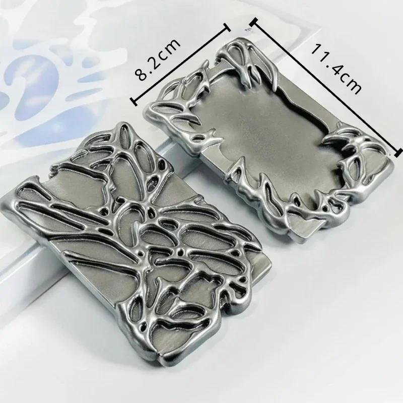 Original Design Electroplate Plasitic Frame Kpop Photo Binder Creative Idol Photo Card Holder for 3 Inch Card Wholesales 2025