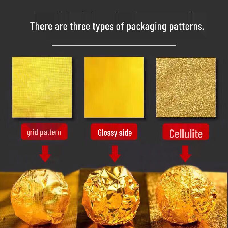 Food Grade Gold Aluminum Foil Packaging Paper