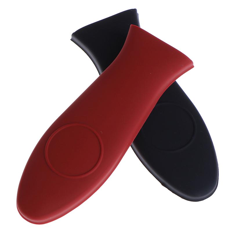 Non-Slip Silicone Handle Holder Potholder Cast Iron Skillet Grip Sleeve Cover