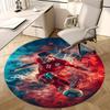 Cristiano Ronaldo Chair Mat Round Rug-Office Carpet, Machine Washable, Non-slip, Suitable for Living Rooms, Bedrooms