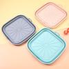 Square Round Air Fryer Silicone Liner Foldable Air Fryer Mat  Kitchen Accessories