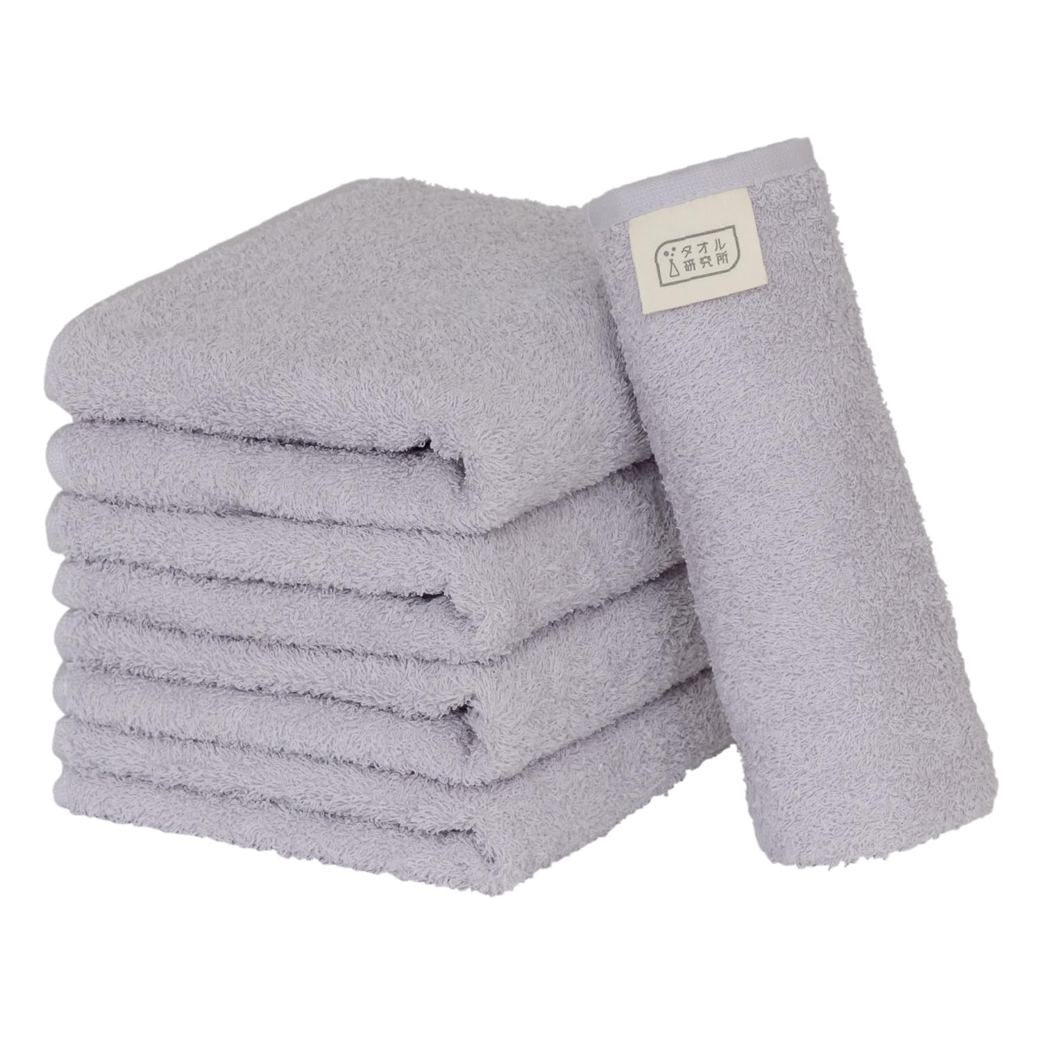 

Towel Laboratory Reason for Face Easy to JapanTechnology [The Lightness] #006 Towels, Lavender/Light Wisteria, 5-Piece Set, Quick-Drying, Thin, Wring,