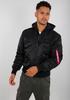 Winter Jacket Alpha Industries MA-1 ZH Back Print (128113) Black/reflective