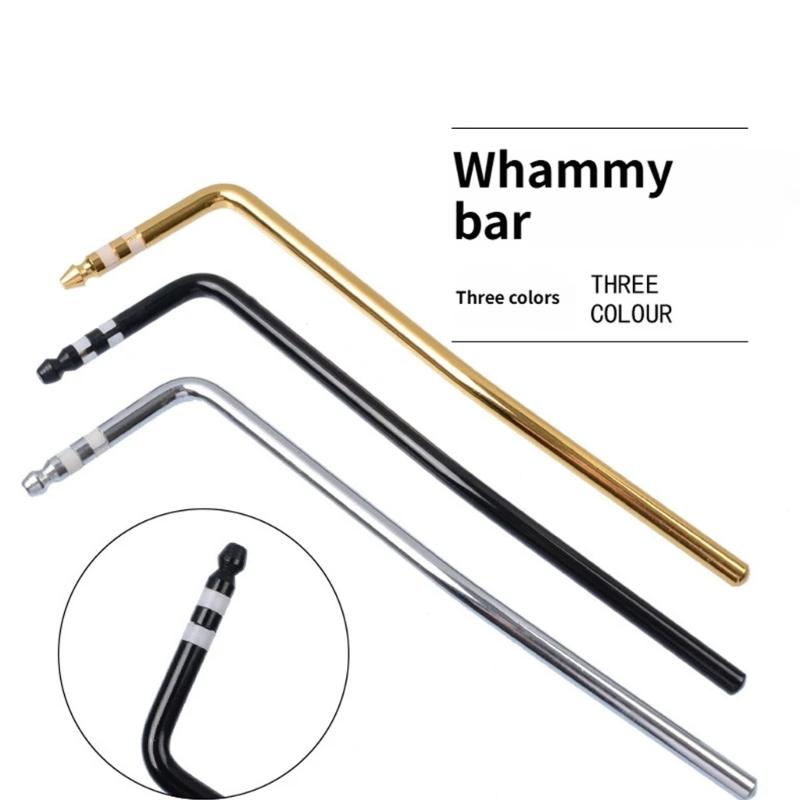 3Pcs 6mm Electric Guitar Tremolo Arm Whammy Bridge Bar Single Vibrato Rocker Single Tremolo Arm Guitar Accessory