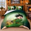 Hunter X Hunter Muster Bettwäsche 3-teiliges Set Bettlaken und Kissenbezüge für Schlafzimmer