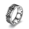Men's Rotating Cross Titanium Steel Ring - European & American Style Stainless Steel Jewelry