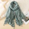 90*180CM New Fashion Printed Soft Linen Cotton Scarf Shawls Abstract Floral Tassel Viscose Scarves Lady High Quality Long Hijab