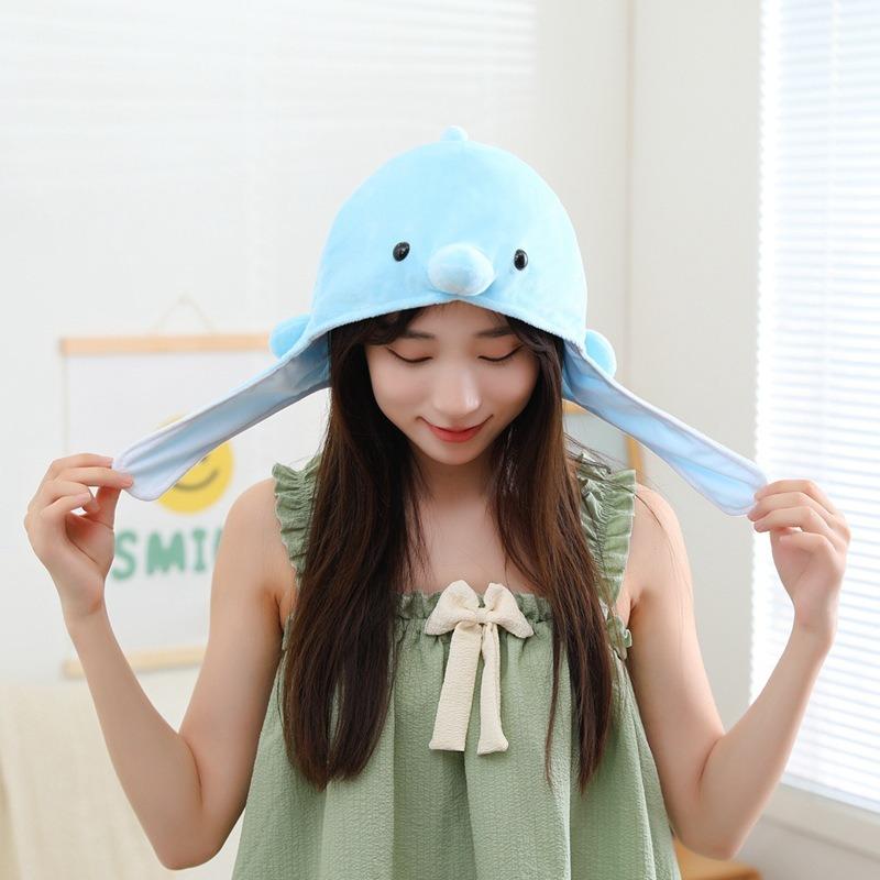 Halloween strange lawyer Yu Yingyu, short dolphin hood hat, photo props, cartoon hood