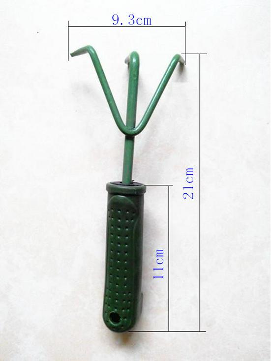 Plastic Handle Gardening Tool Set: Large Wide-Head Shovel, Iron Shovel, 3-Piece Collection