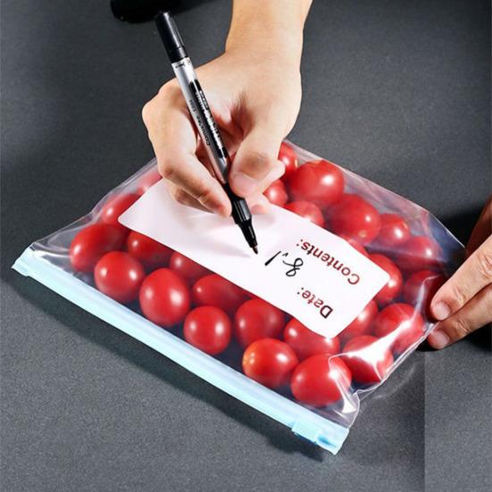 45 Peças/Conjunto Sacos de Armazenamento para Geladeira Seguros para Congelador Sacos com Fecho de Zíper à Prova de Vazamento Herméticos Sacos de Alimentos para Alimentos Preparação de Refeições