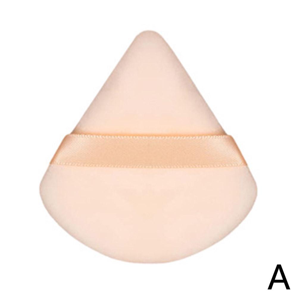 Double-sided Available Elastic Feel Powder Puff for Various Cosmetics Powder Puff Triangular Three-dimensional Plush Powder