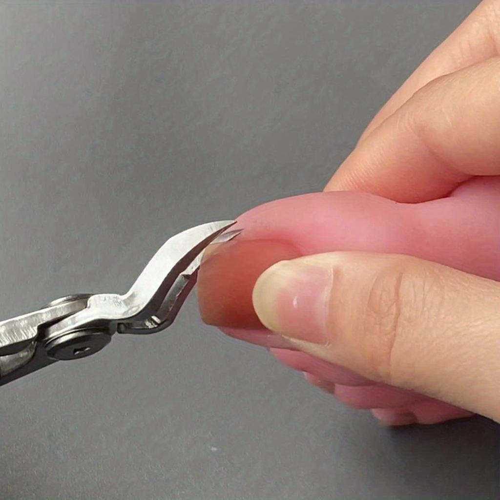 Heavy-Duty Stainless Steel Thick Toenail & Fingernail Clipper,Professional-Grade Curved Blade with Sharp Serrated,Durable Nail Trimmer Tool for Adults