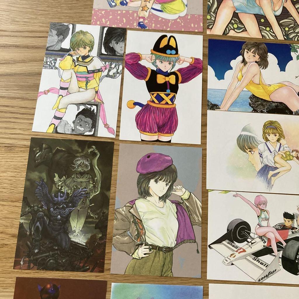[USED] Masakazu Katsura Postcard Size Illustration Video Girl Wingman DNA Jump
