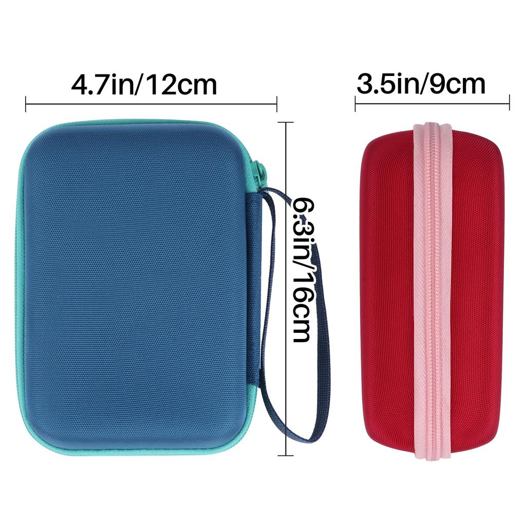 Lebakort Storage Case Compatible with Kodak Smile+ 2-in-1 Digital Instant Print Camera & Photo Printer (White/Yellow Case)