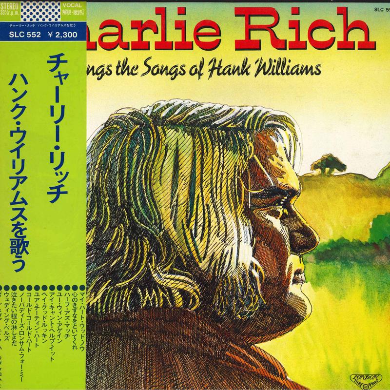

LP Record CHARLIE RICH - Sings Song Of Hank Williams SLC552 LONDON 1975 Japan Obi Country/Folk Used