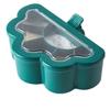 1 Pcs Household Moisture-proof Seasoning Salt Jar High-end Integrated Multi Grid with Lid Kitchen Seasoning Pepper Shakers Box