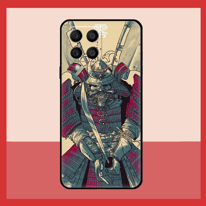 Samurai Mask Demon Case For Samsung Galaxy M56 M12 M06 M32 M52 M35 M55 M15 M11 M13 M14 M16 M36 M31 M53 M34 M54
