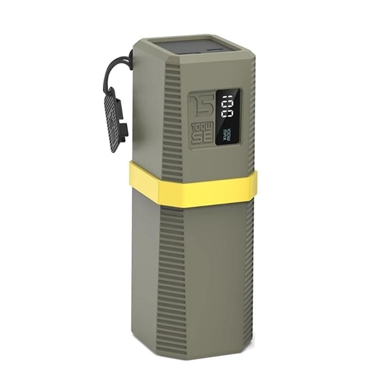 

Силіконовий захисний чохол для 15SE Тримач для акумулятора блоку живлення Ударостійка оболонка для зарядного пристрою Легко встановлюється зелений