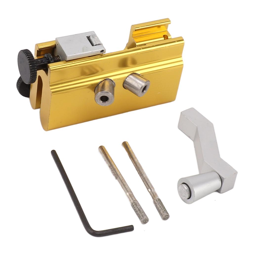 Portable Chainsaw Sharpener Hand Cranked Chainsaw Clamp Sharpening Jig Bits Kit Sturdy Easy To Use