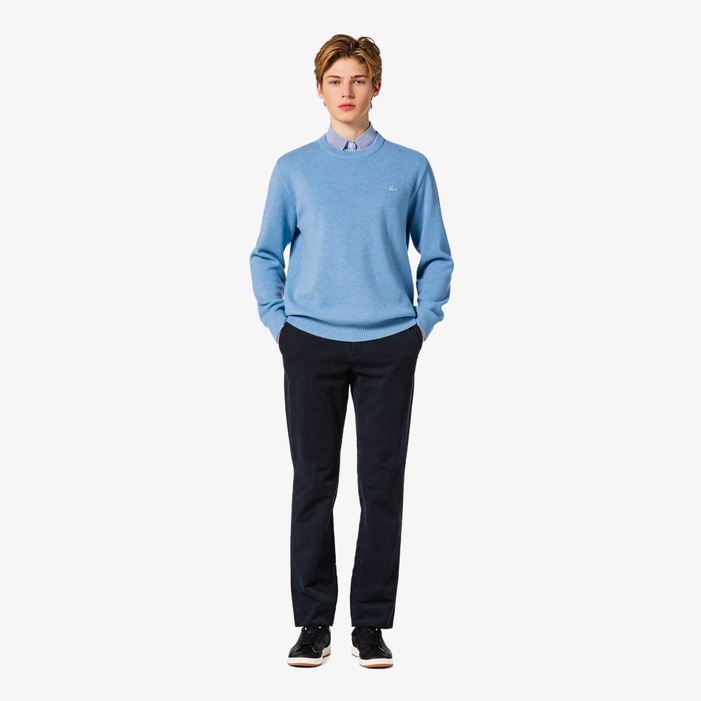 Lacoste Men's Ribbed Fleece-Lined Pants HH552E-55NHDE