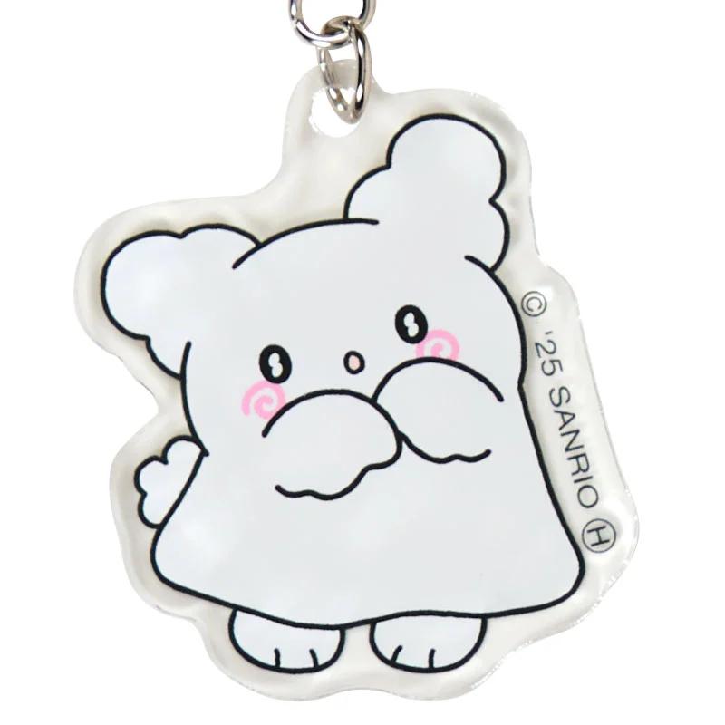 Sanrio HANAMARUOBAKE 3-piece Acrylic Keychain Pink (Pastel Sweets Pop)