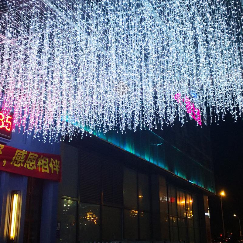 Outdoor LED Icicle Waterfall Light