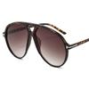 European American Style Sunglasses for Women Pilot Shape Big Size Men's Sun Glasses Driving Hiking Woman Sunglass