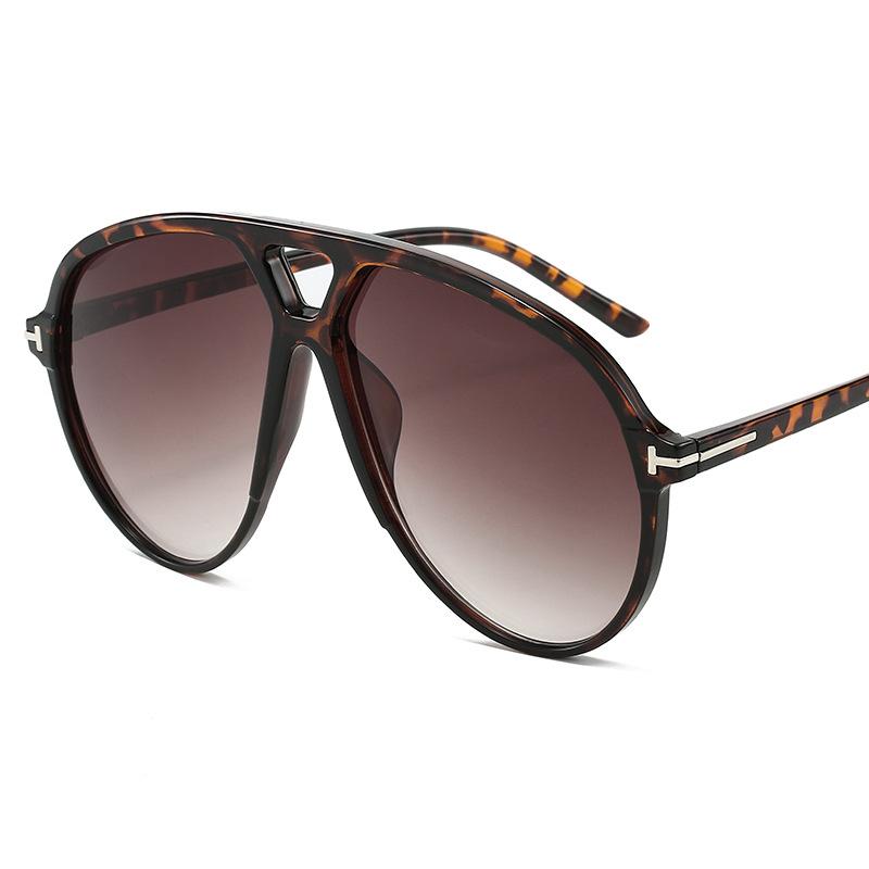 European American Style Sunglasses for Women Pilot Shape Big Size Men's Sun Glasses Driving Hiking Woman Sunglass