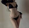 Hottie Flash Thin Strap Tback Panties Women Ice Silk Seamless Sexy Water Soluble Flower Embroidery Seduction Hot Thong