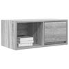TV Cabinet Gray Sonoma 60 x 31 x 25.5 cm Particleboard