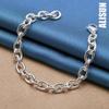 925 Sterling Silver Roman Numeral 0-shaped Bracelet Fashionable Wedding Jewelry