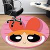1pc Powerpuff Girls Office Round Area Rug, Under Office Chairs Bedroom Living Room Home Decor  A1022207