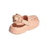 adidas Maxx Clog Comfortable Versatile Non-Slip Durable Low-Top Sandals Kids Sandals Orange JS3732