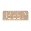 Modern Minimalist Led Desk Clock With Temperature Calendar And Alarm For Home Office Decor