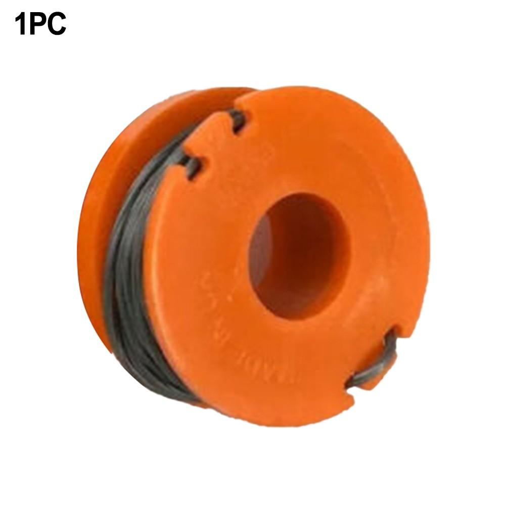 Sturdy Mower Spool Automatic Readjustment Flexible Use Orange