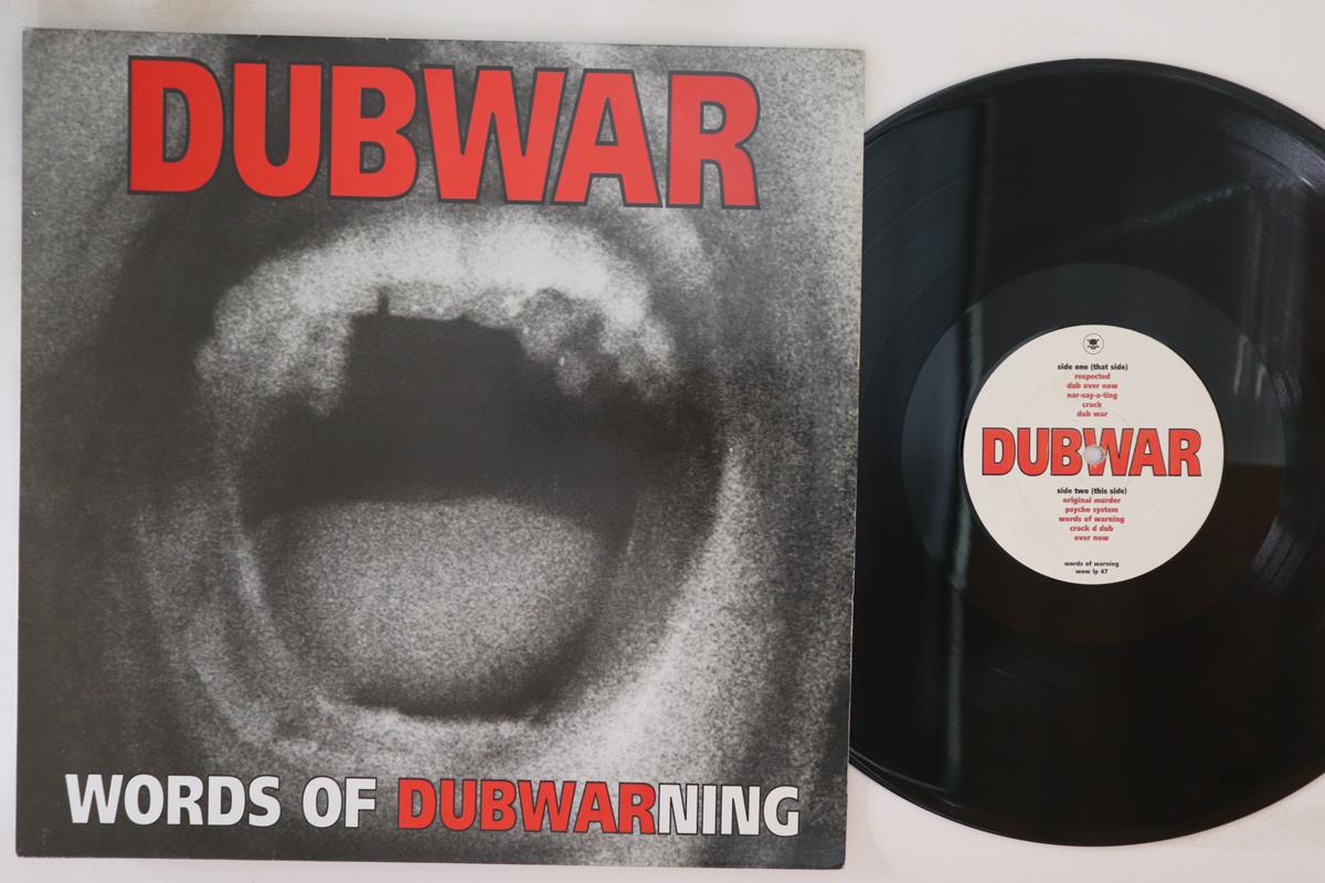 

LP Record DUBWAR Words Of Dubwarning WOWLP47 WORDS OF WARNI 1994 UK Europ Rock Used