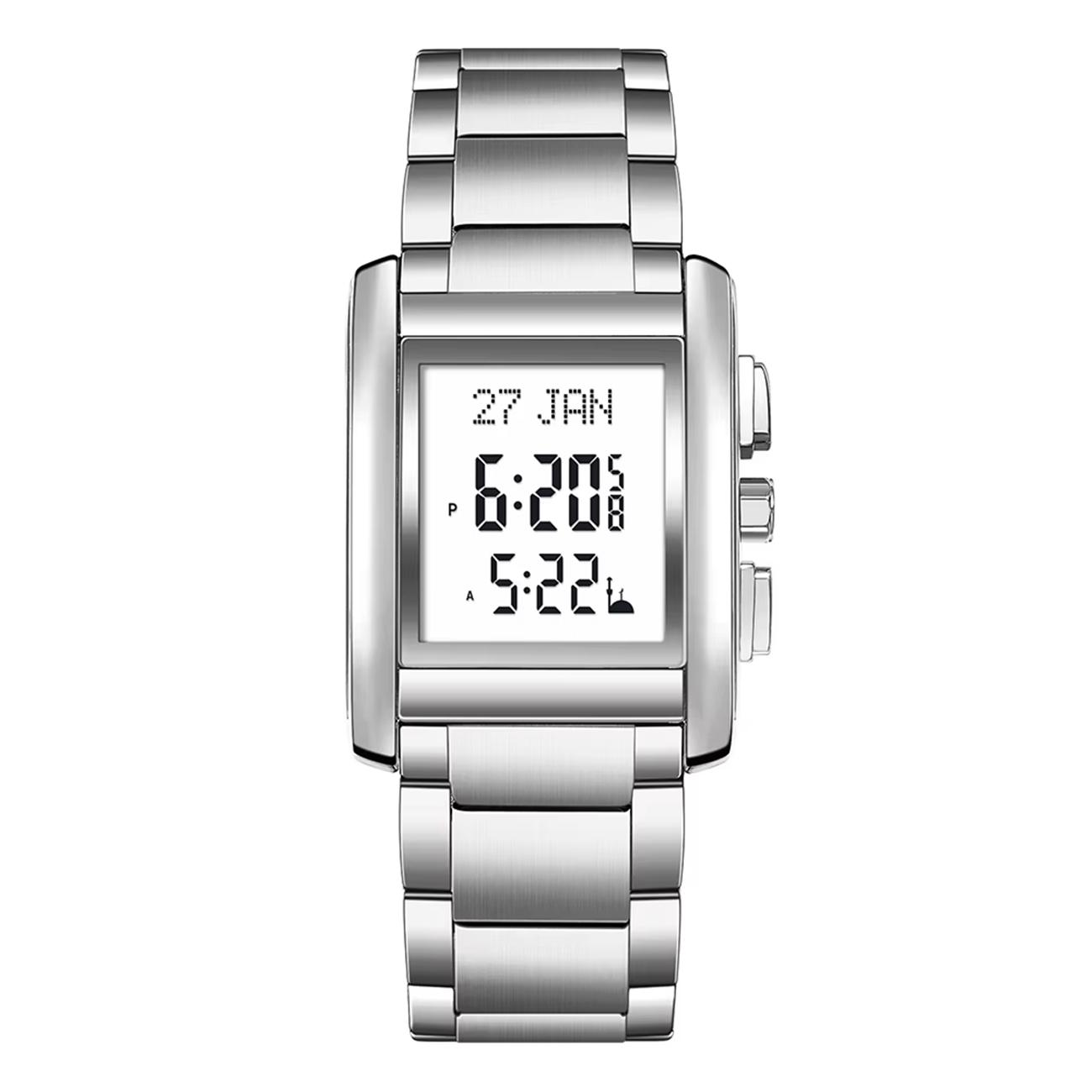 Muslim Multifunctional Prayer Watch Qibla Direction Indicator Unisex Elegant Islamic Worship Watch